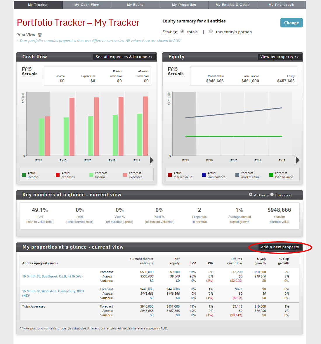 portfolio tracker australia