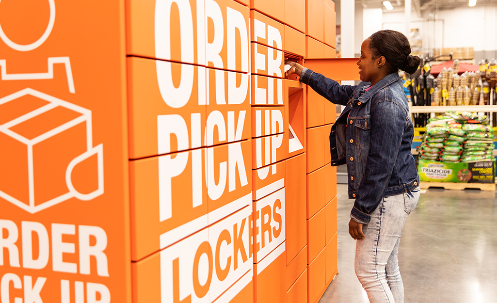 home depot lockers