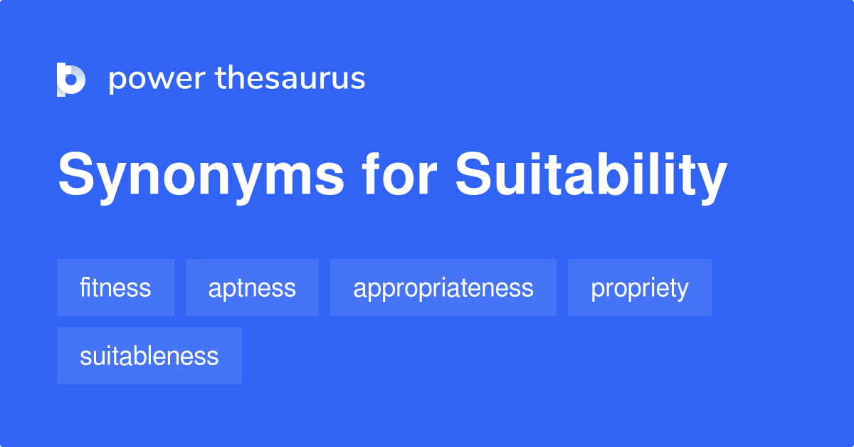 suitability synonym