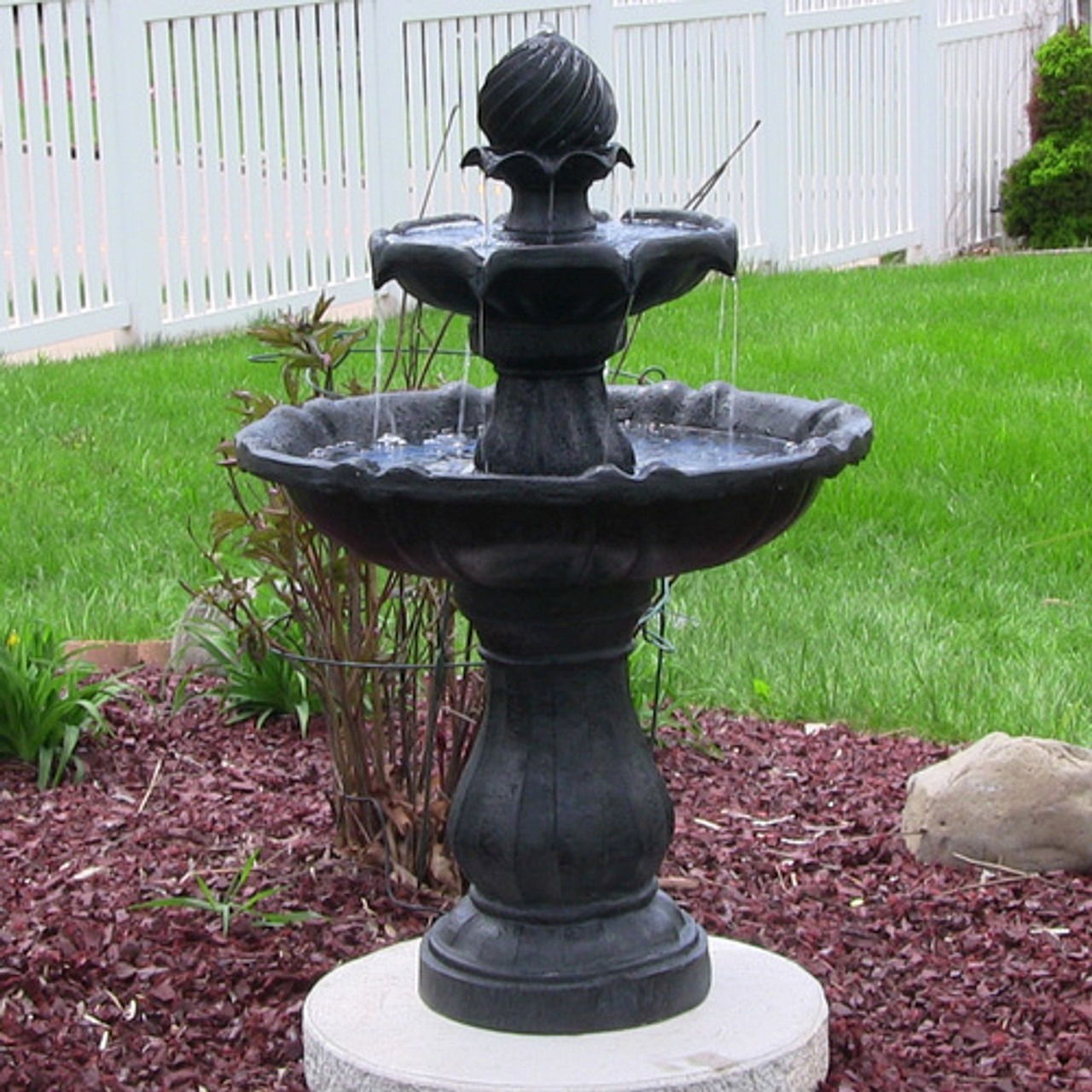 solar bird bath fountain