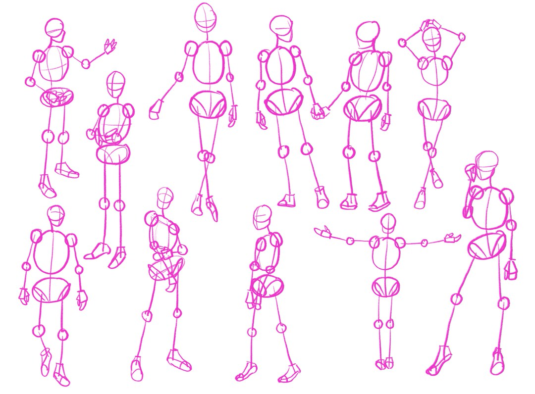 reference poses standing