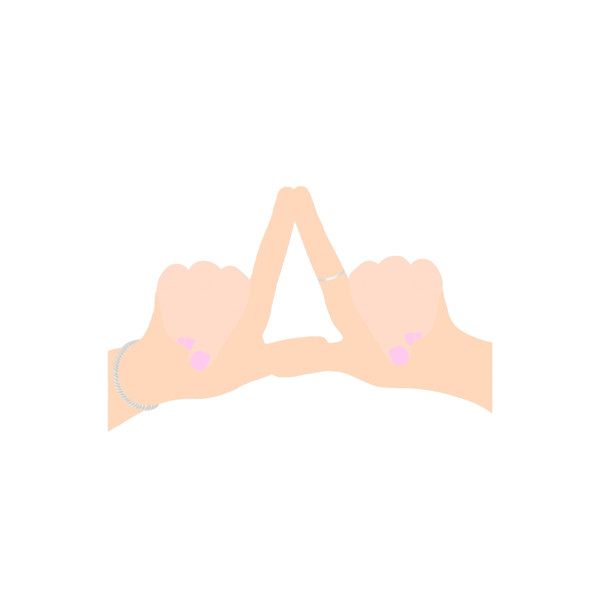 tri delta hand sign