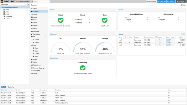 proxmox ve cluster