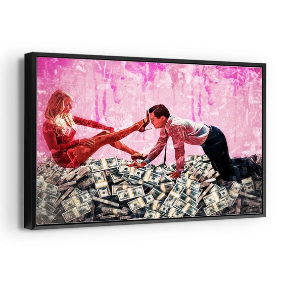 wolf of wall street canvas