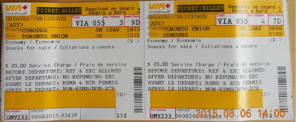 via rail buy tickets