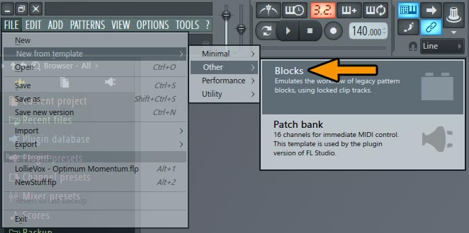 fl studio 12 pattern blocks