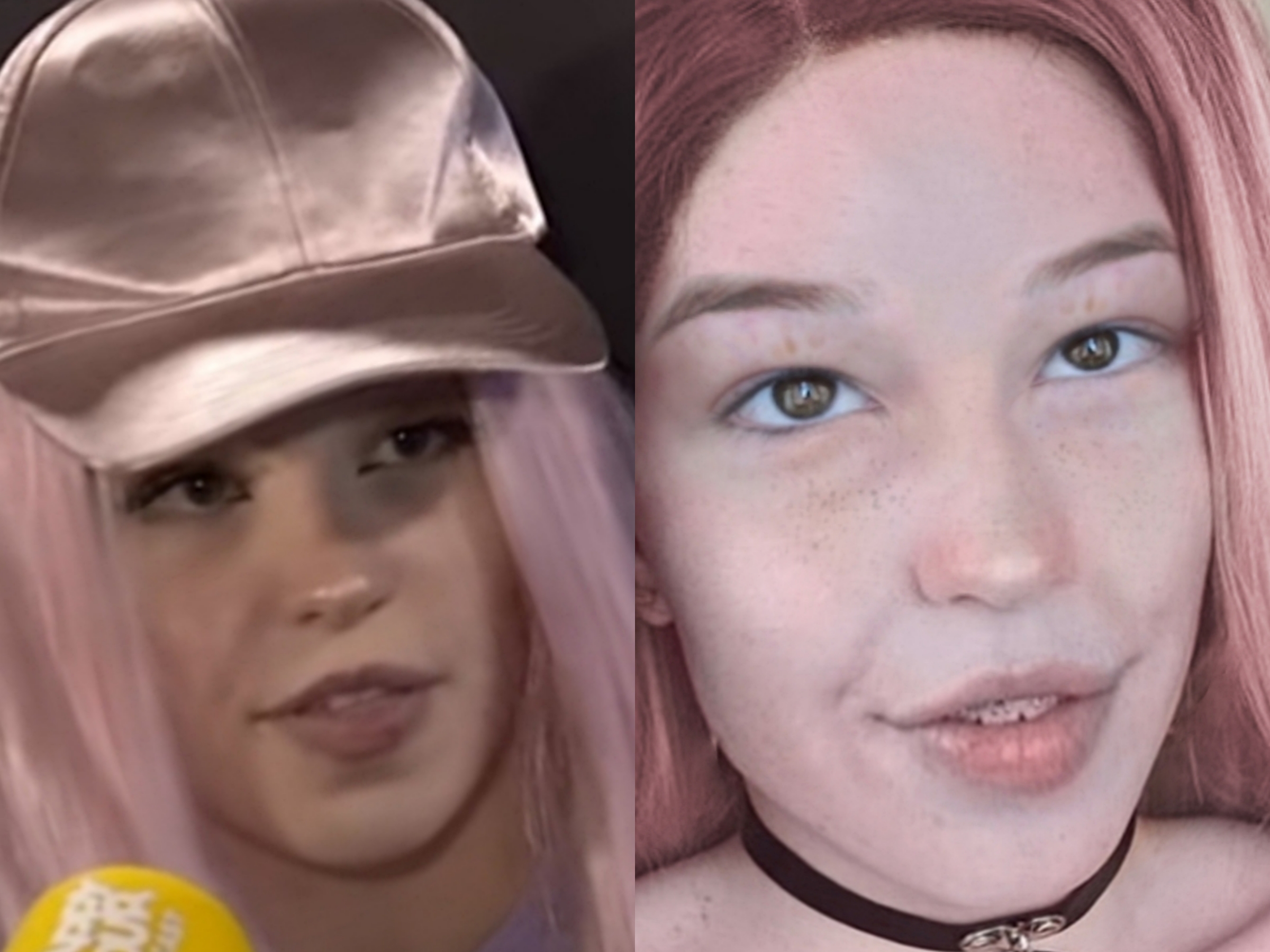 belle delphine without makeup