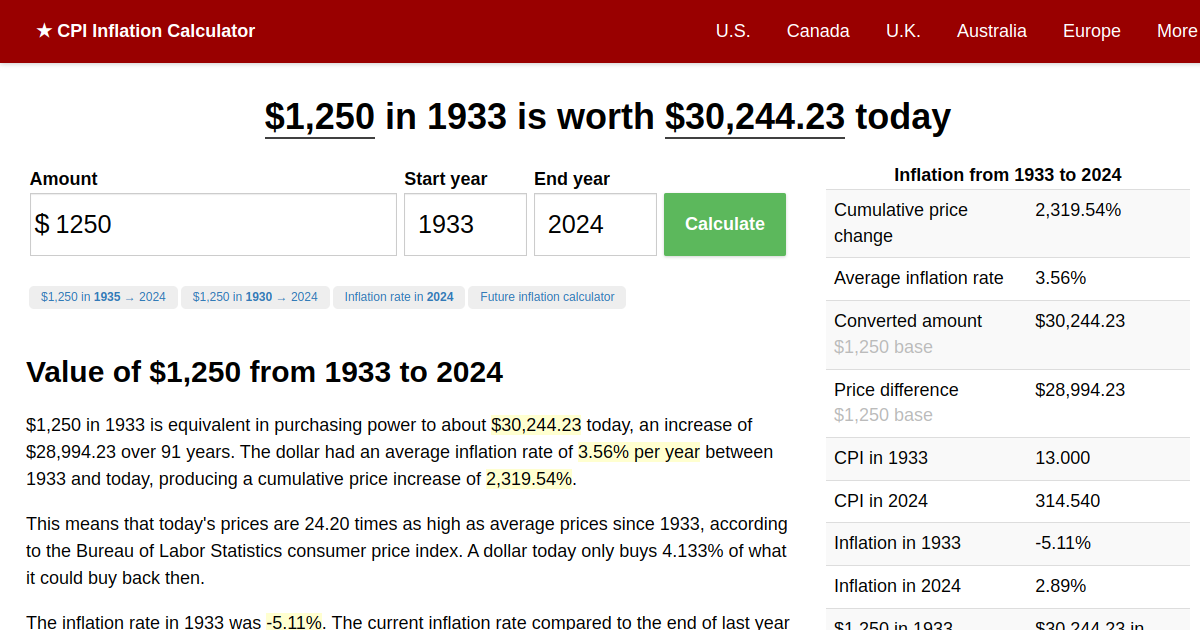 1250 pounds to usd