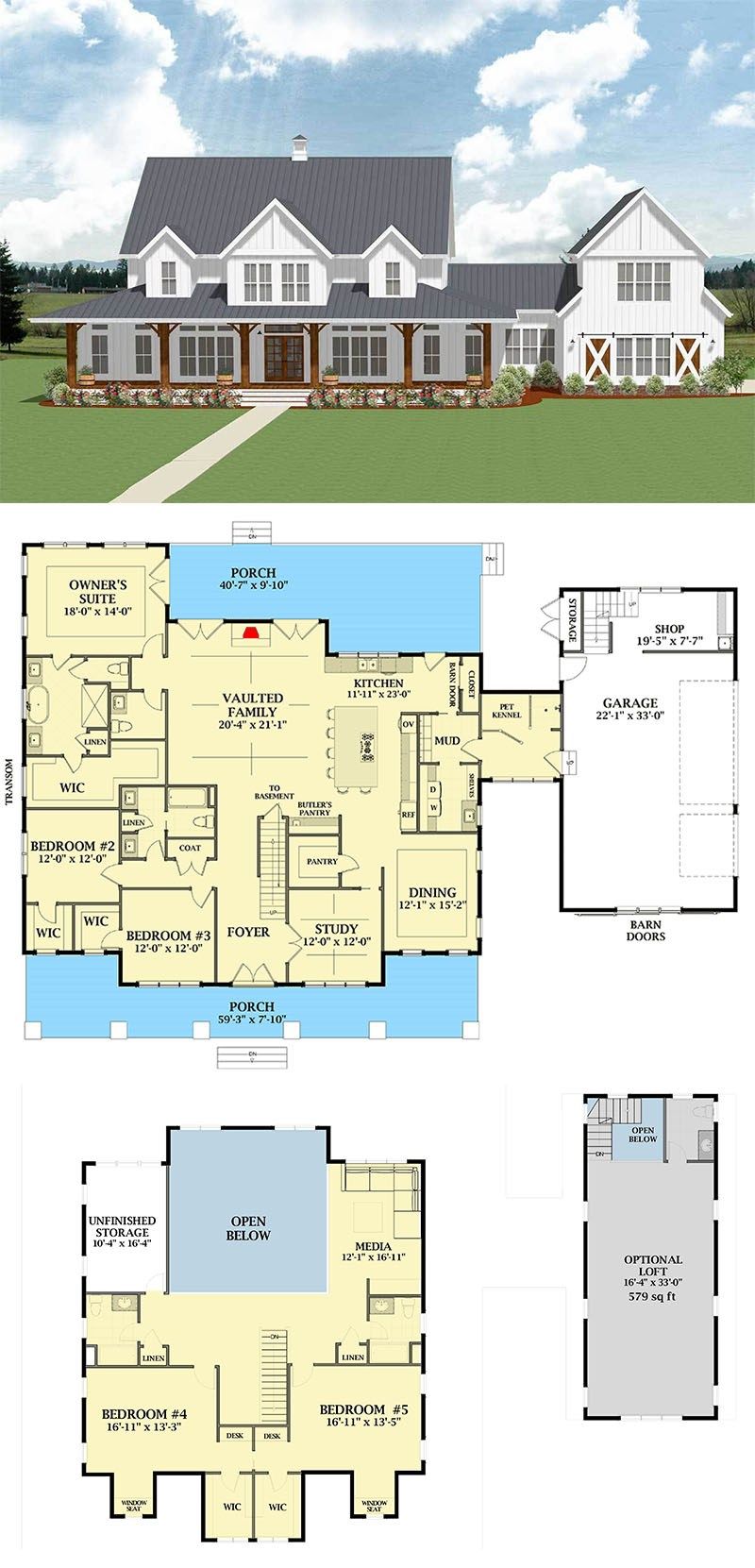 farmhouse plan ideas