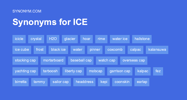 icy synonyms