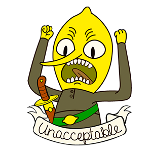 lemongrab unacceptable