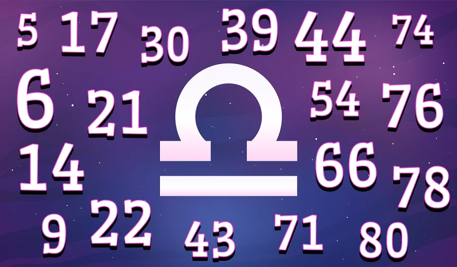 libra lucky number today