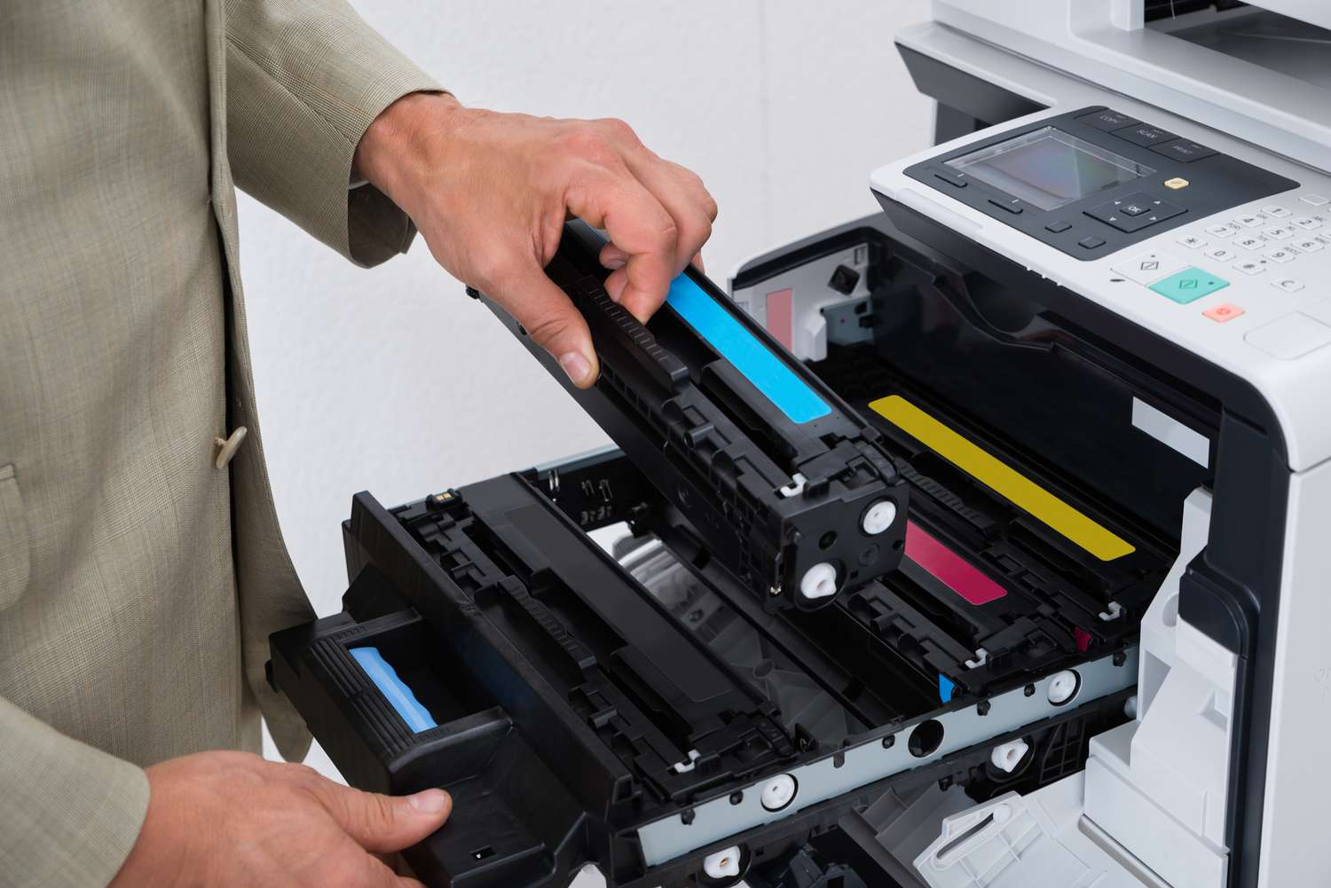 how to insert ink cartridge into hp printer