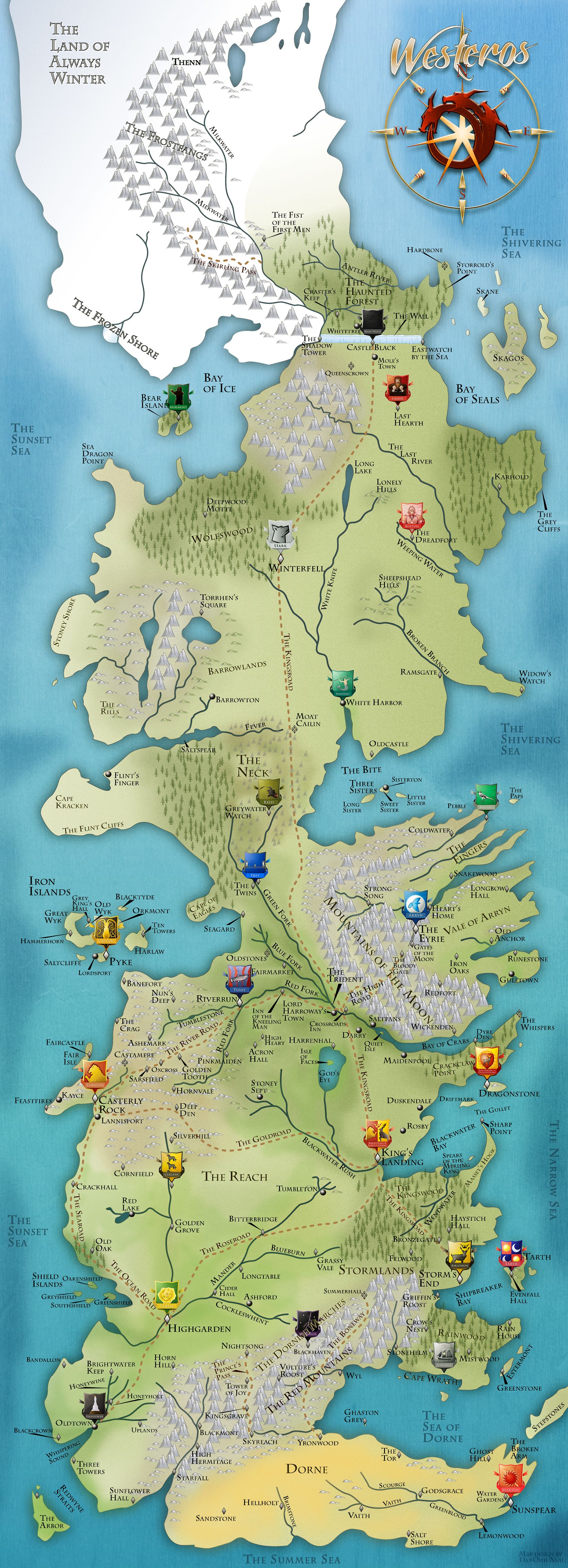 mapa game of thrones