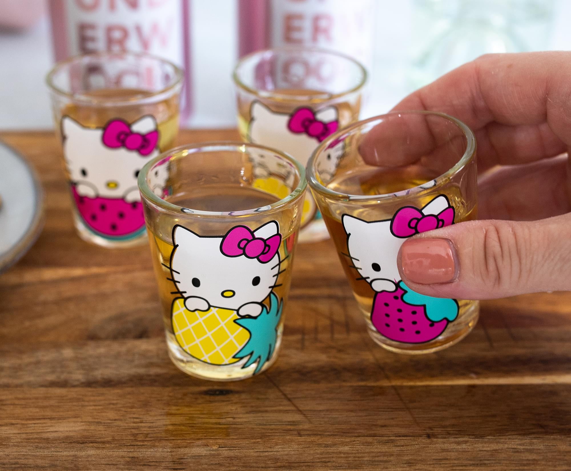 hello kitty shot glass