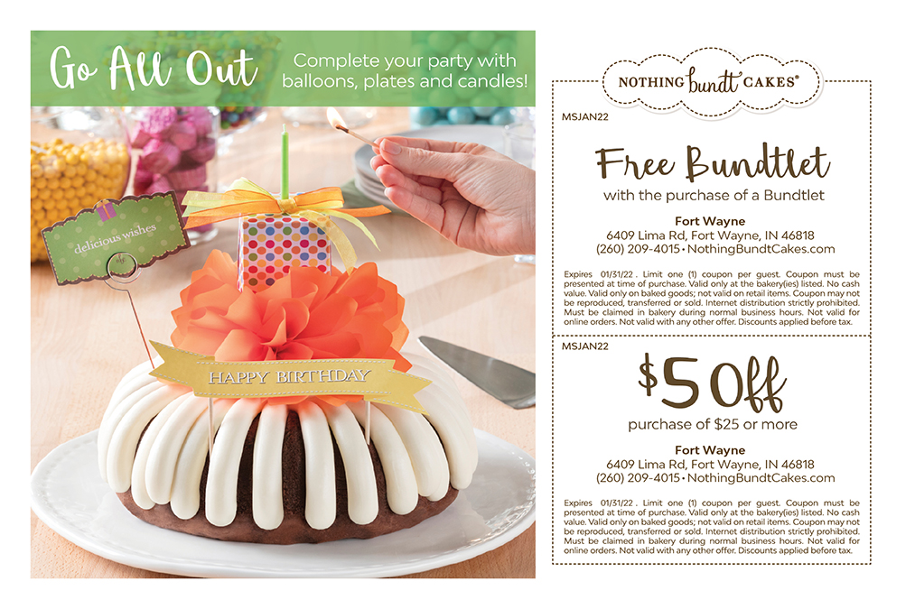 nothing bundt cake promo code