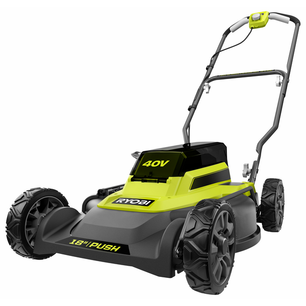 battery lawn mower ryobi