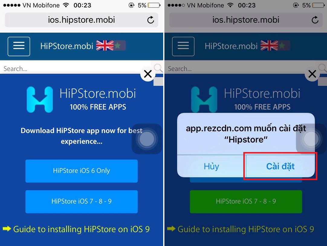 ios hipstore mob