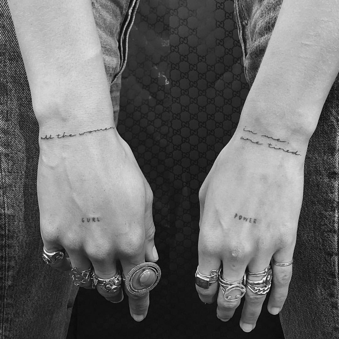 small male hand tattoos