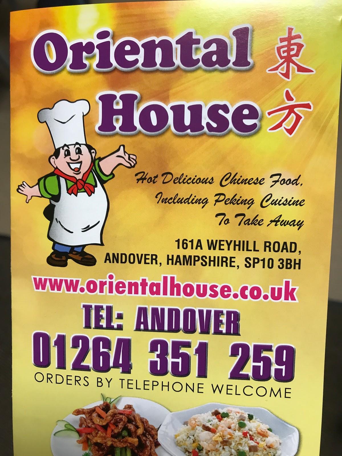 oriental house andover menu