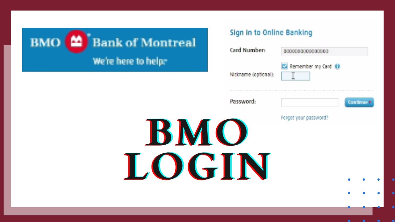 bank of montreal com online banking