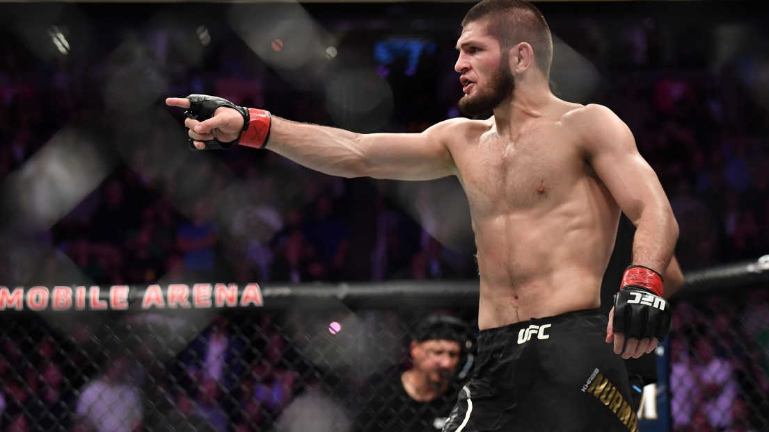 khabib nurmagomedov combats