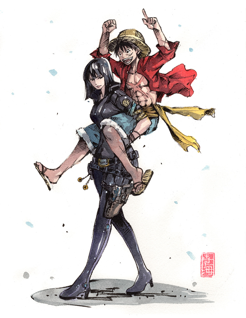 luffy x robin