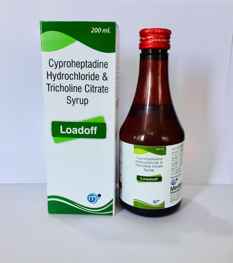 cyproheptadine & tricholine citrate syrup