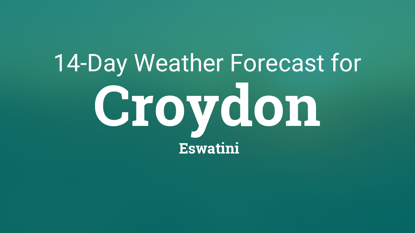 weather tomorrow croydon