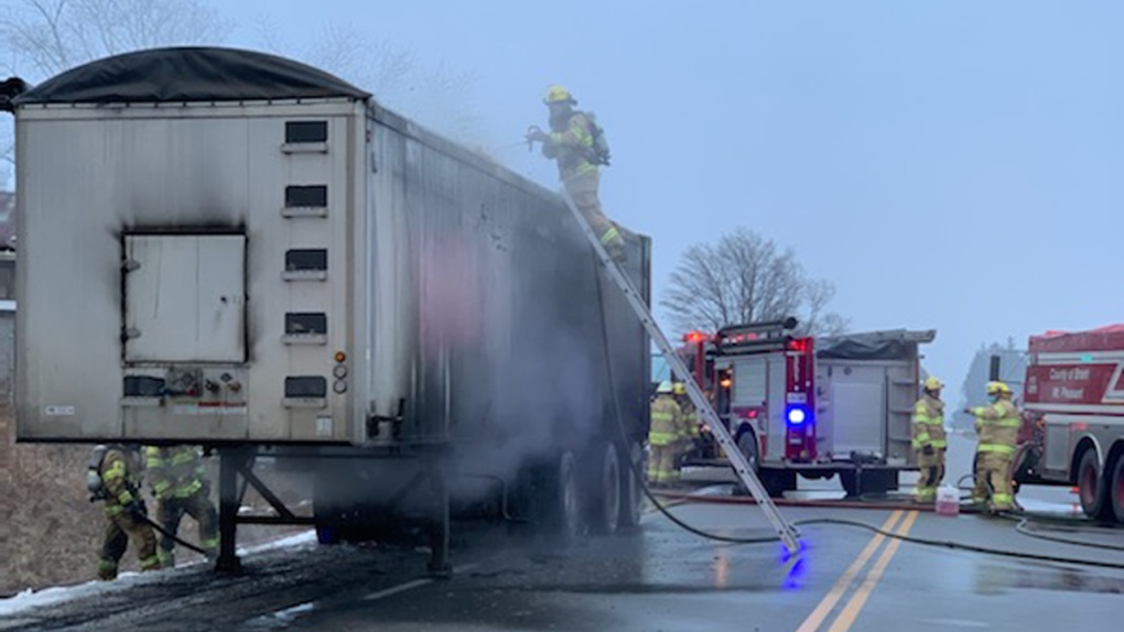 fire in brant county today