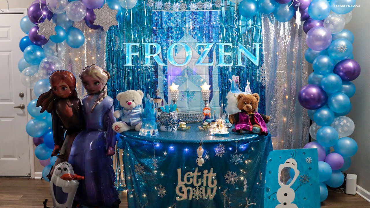 frozen birthday party supplies