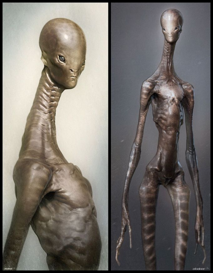 tall skinny alien