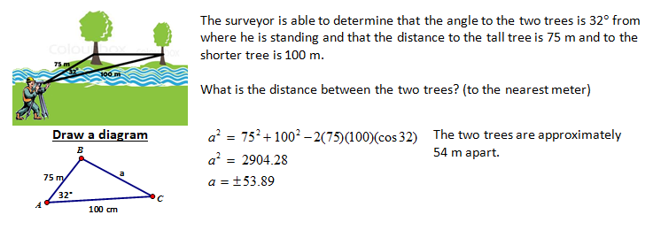 law of sines real world problems