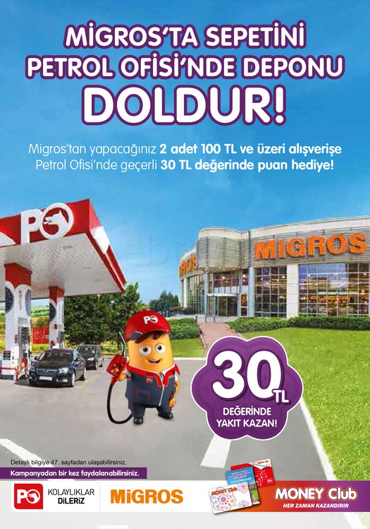 migros petrol ofisi 30 tl