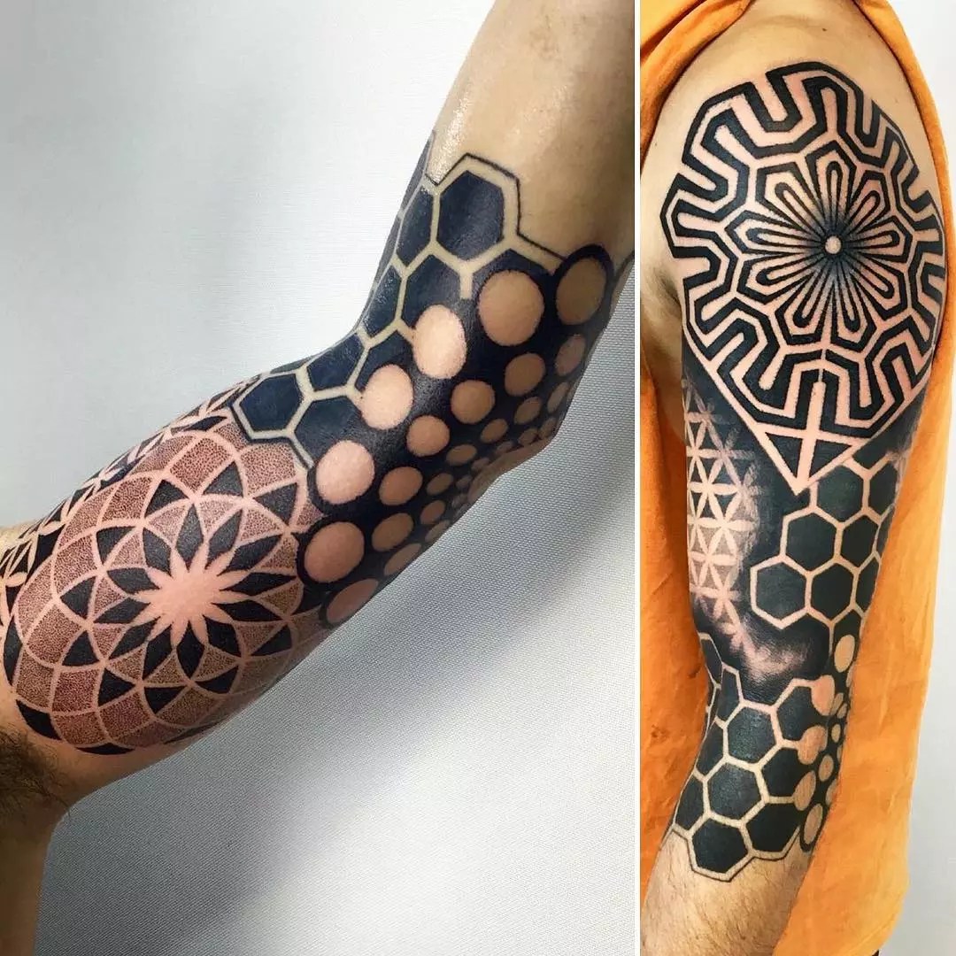 geometric tattoo