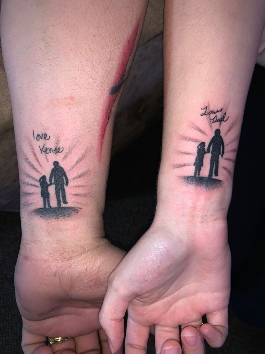 cool daughter tattoos for dads