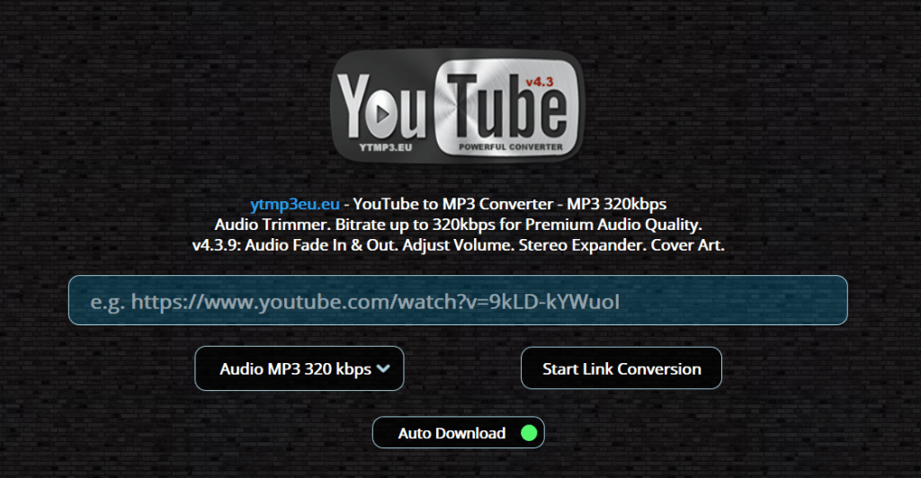 mp3 convert 320kbps