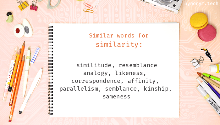 another word for similarity