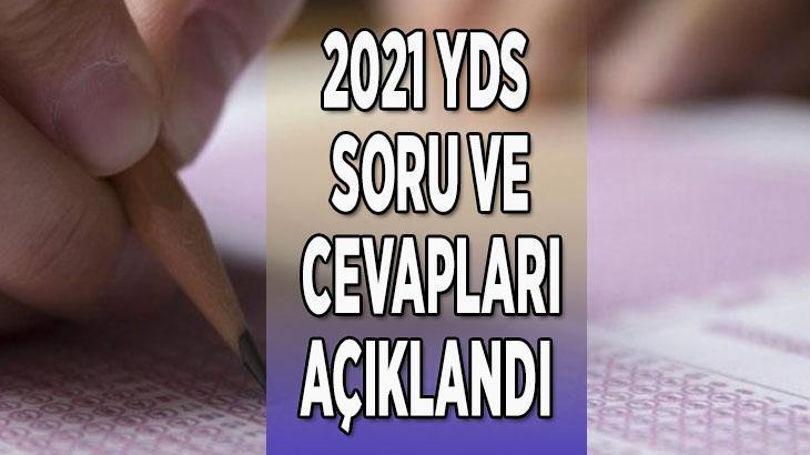 yds 2021 cevapları