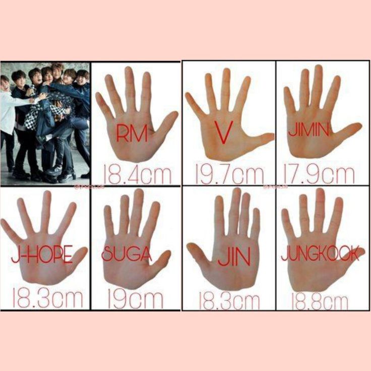 jimin hand size