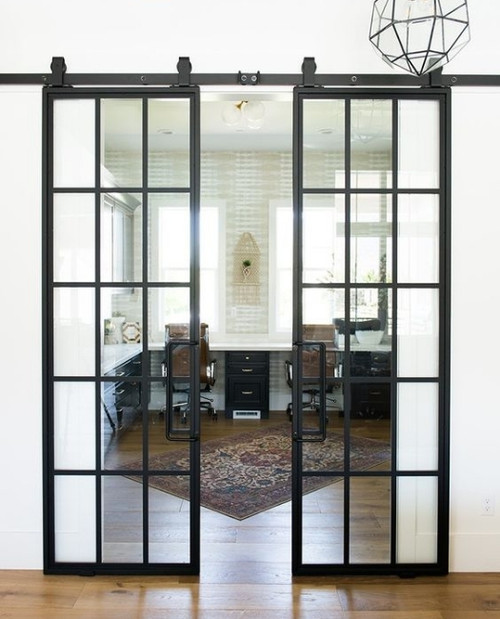 barn door french doors