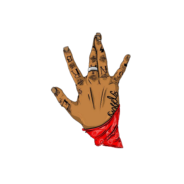 blood gang signs