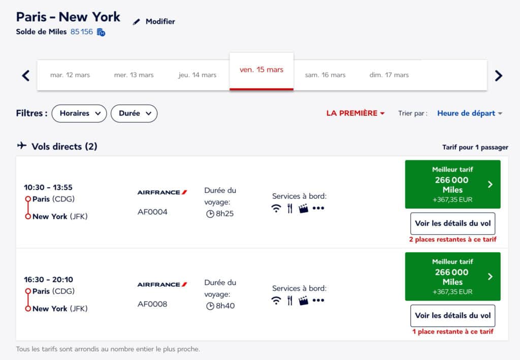 claim air france miles