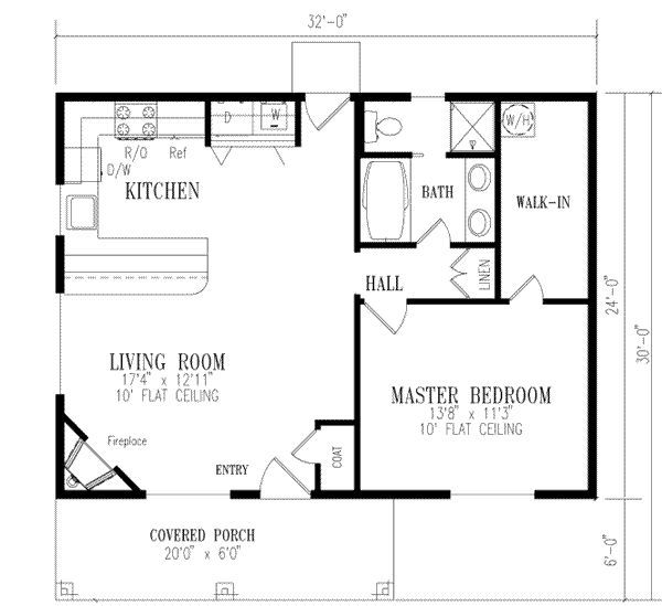 1 bedroom cabin plans