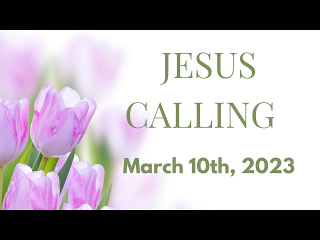 jesus calling march 10