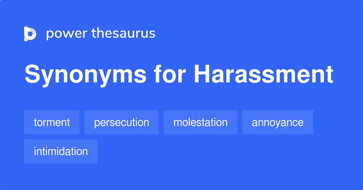 harass synonym