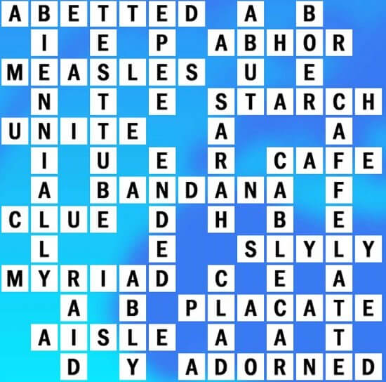 placate crossword clue