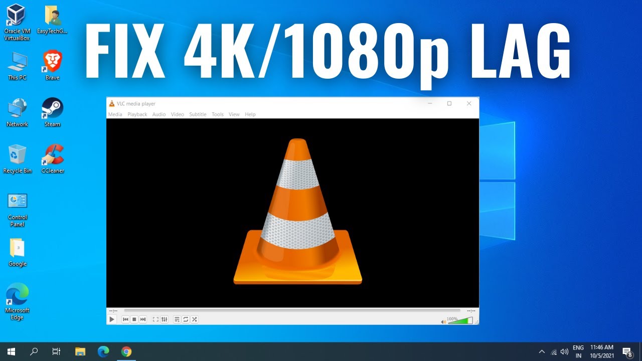 4k video lagging vlc