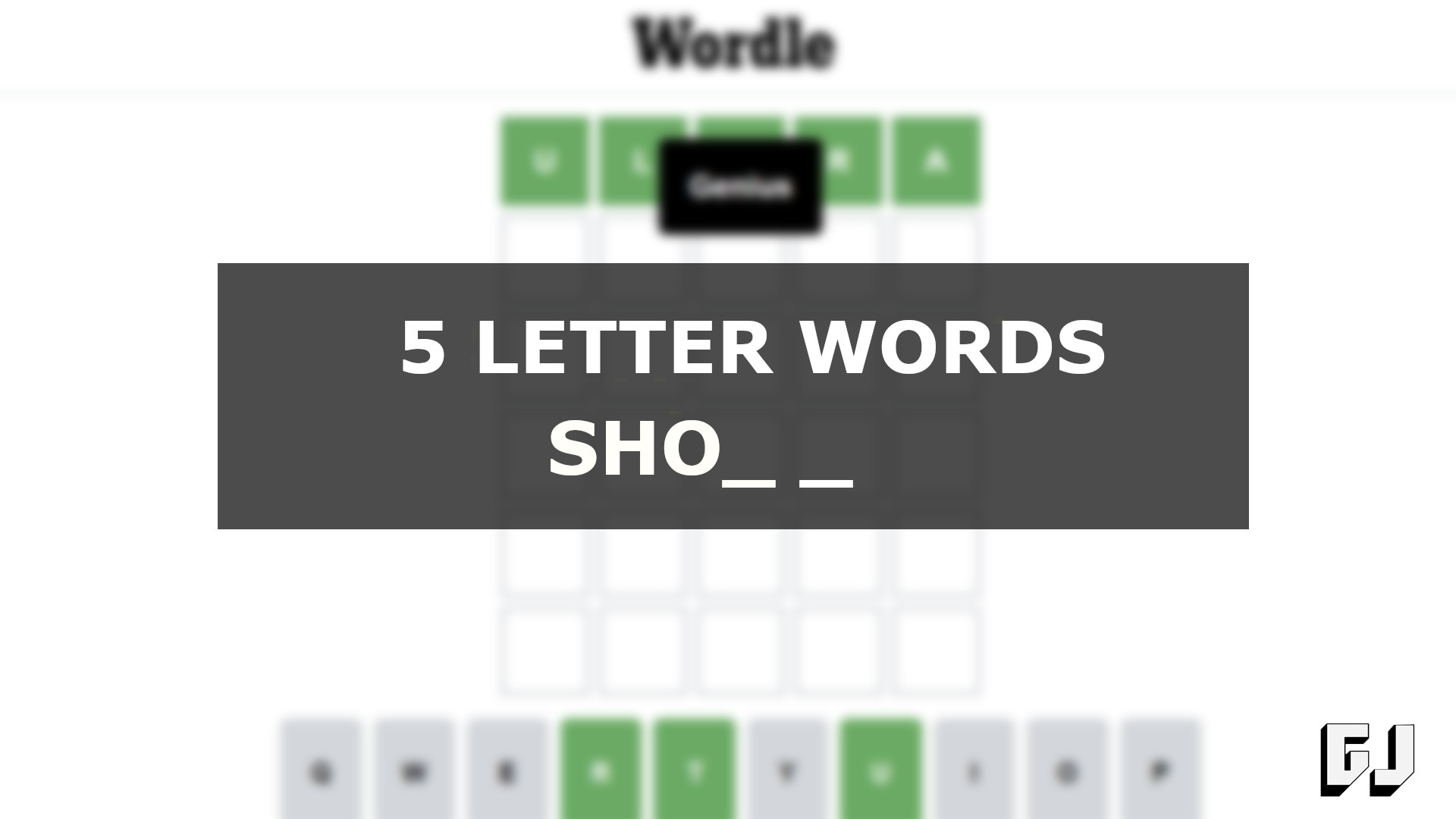 5 letter words starting with sho