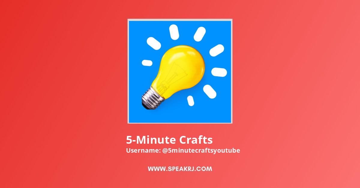 5 minute crafts live subscriber count